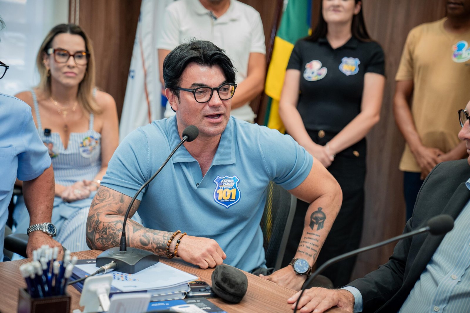 EM ENCONTRO NA FECOMÉRCIO, ANDRÉ DAVID DEFENDE A CLASSE EMPRESARIAL E CRITICA A CARGA TRIBUTÁRIA EM SERGIPE