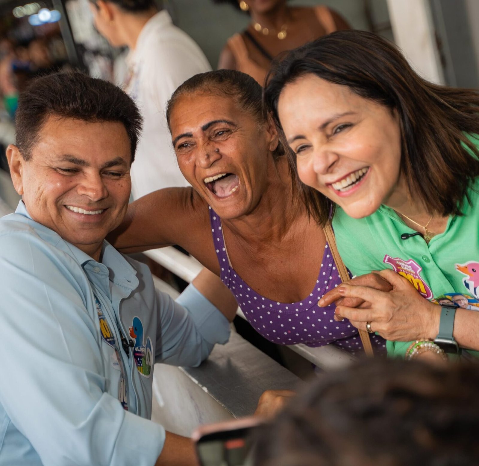 Valmir de Francisquinho e Emília Corrêa visitam o Terminal DIA para apresentar proposta de transporte público com tarifa abaixo de R$ 3